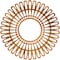 Ekena Millwork Cornelius Architectural Grde PVC Pierced Ceiling Medallion, Antiqued Copper, 34"OD x 12 5/8"ID x 1"P CMPP34CRACO - alternate 1